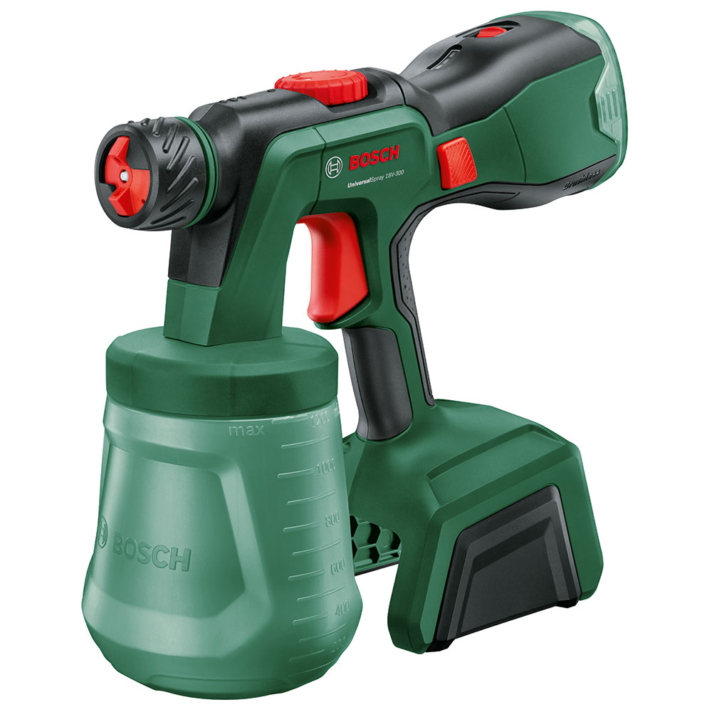Pistol de vopsit BOSCH UniversalSpray 18V-300, 1200ml, 300ml/min, fara acumulator