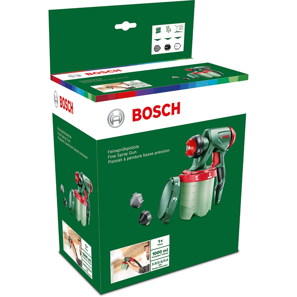 Accesoriu pistol pulverizare fina BOSCH, compatibil PFS 3000-2/PFS 5000, 1000ml