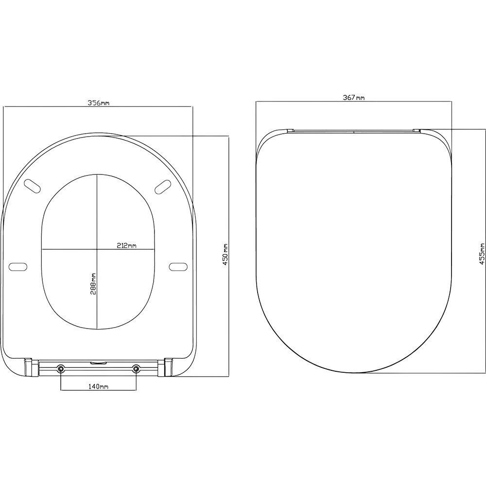 Capac WC GOODHOME Tanaro R202(3754), inchidere lenta, duroplast, alb