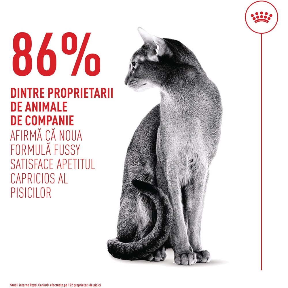 Hrana uscata pentru pisici ROYAL CANIN FHN Fussy, Adult, Pasare, 10 kg
