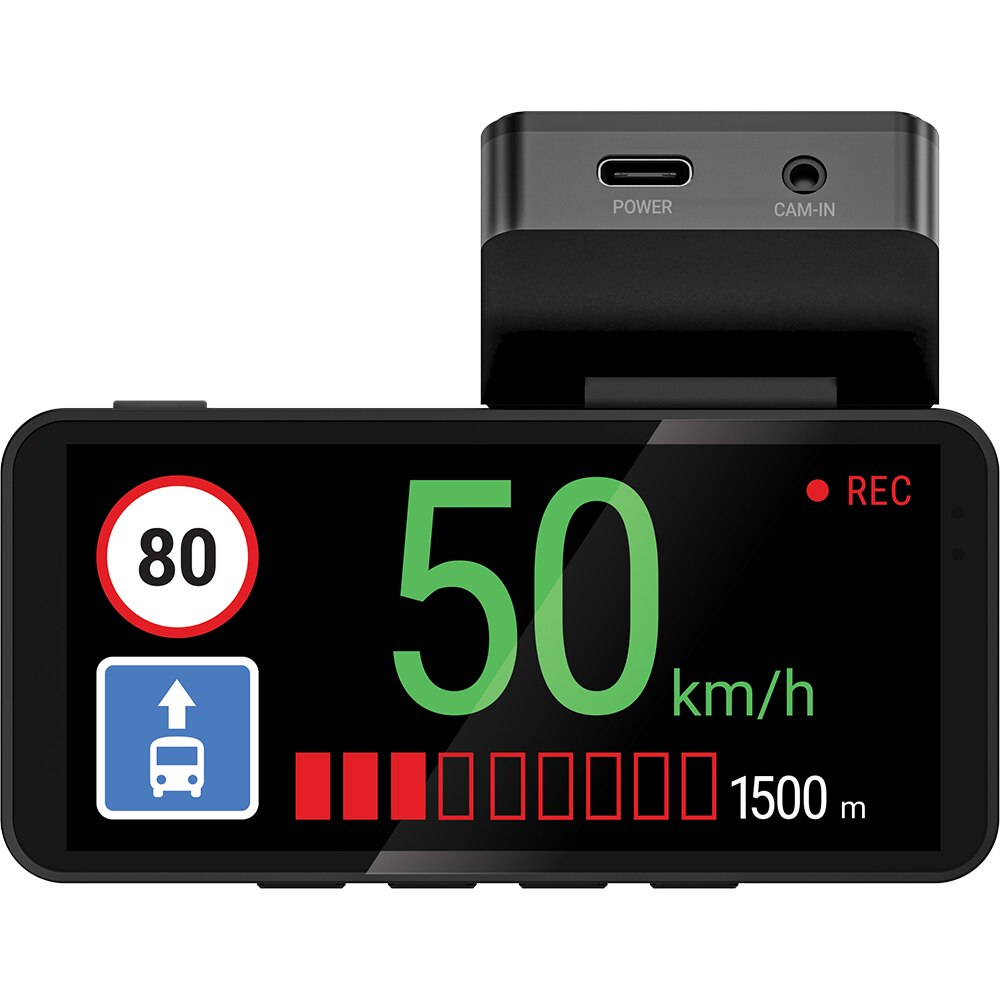Camera auto duala DVR NAVITEL R87 GPS, 4", 2.7K, Night Vision, G-Senzor