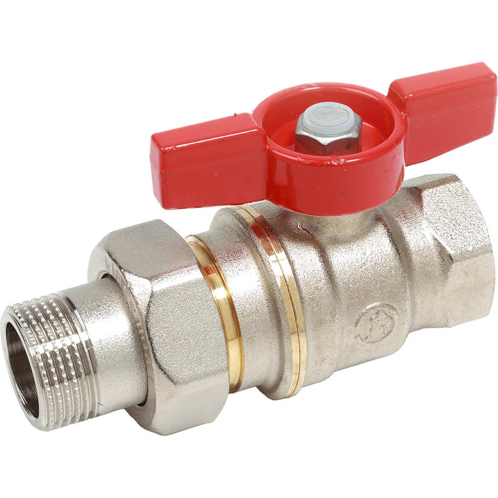 Robinet cu bila GIACOMINI, fluture, 1.1/4" x 1.1/4'', alama