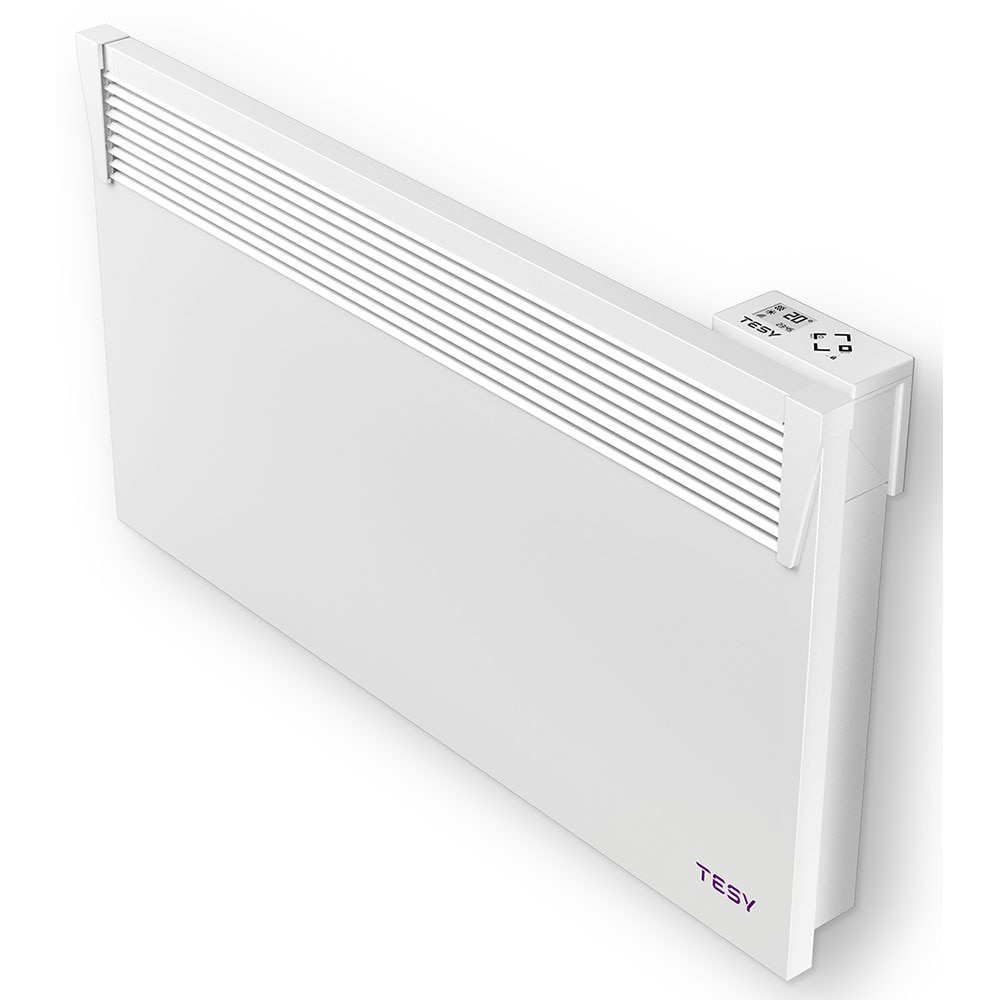 Convector electric de perete TESY HeatEco CN 031 250 EI CLOUD W, 2500W, Wi-Fi, Termostat reglabil, alb