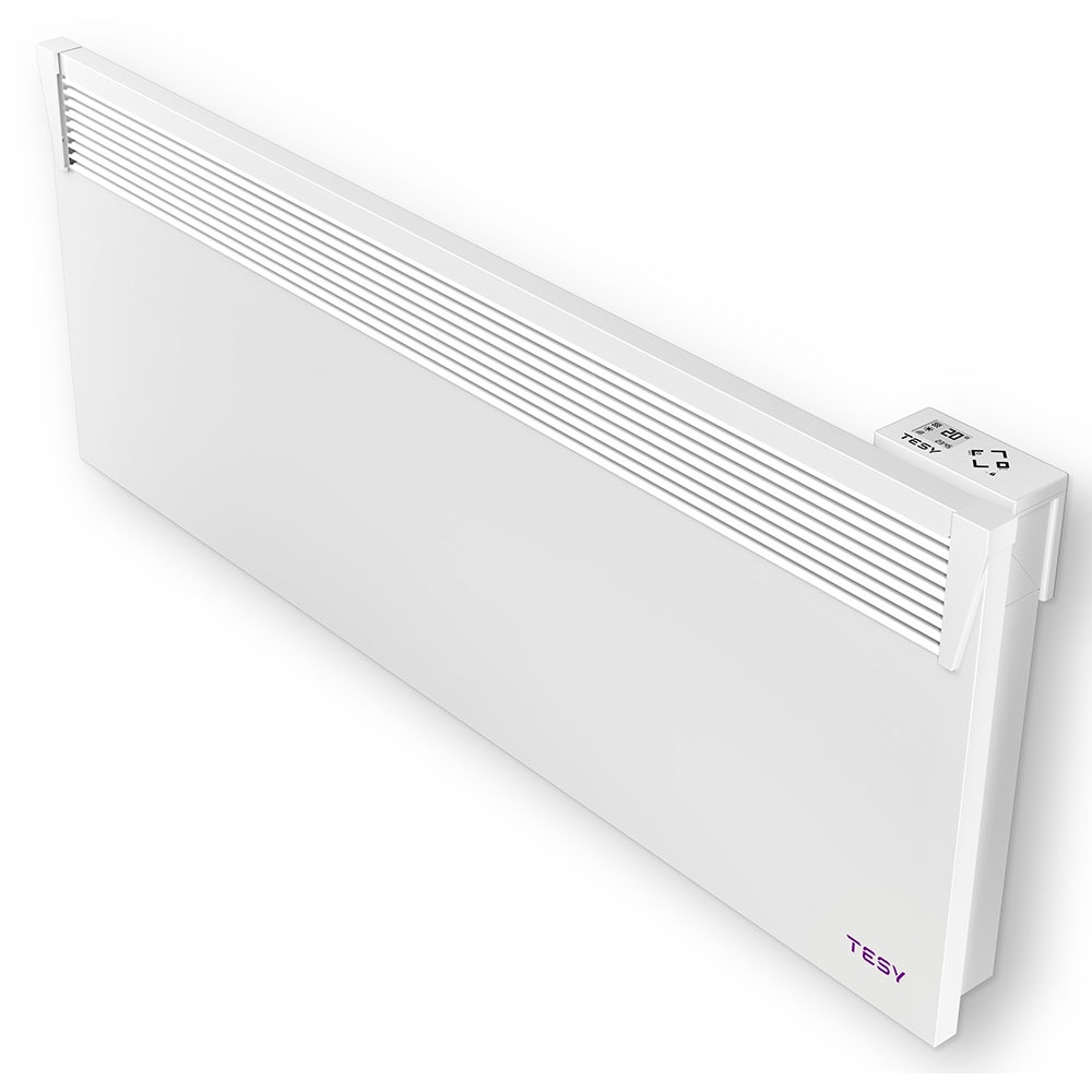 Convector electric de perete TESY HeatEco CN 031 300 EI CLOUD W, 3000W, Wi-Fi, Termostat reglabil, alb
