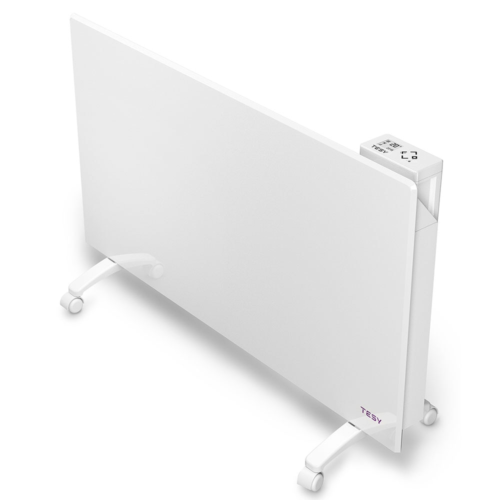 Convector electric de podea TESY CN 052 200 EI CLOUD F, 2000W, Wi-Fi, Termostat reglabil, alb