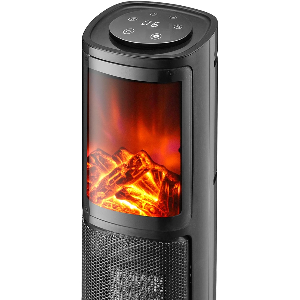 Aeroterma DAEWOO DTH2000B, 2 trepte viteza, 2000W, negru