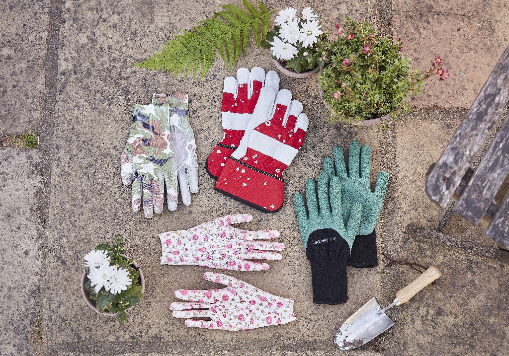 Manusa Verve Rigger de gradinarit, din piele, marime M, rosu 