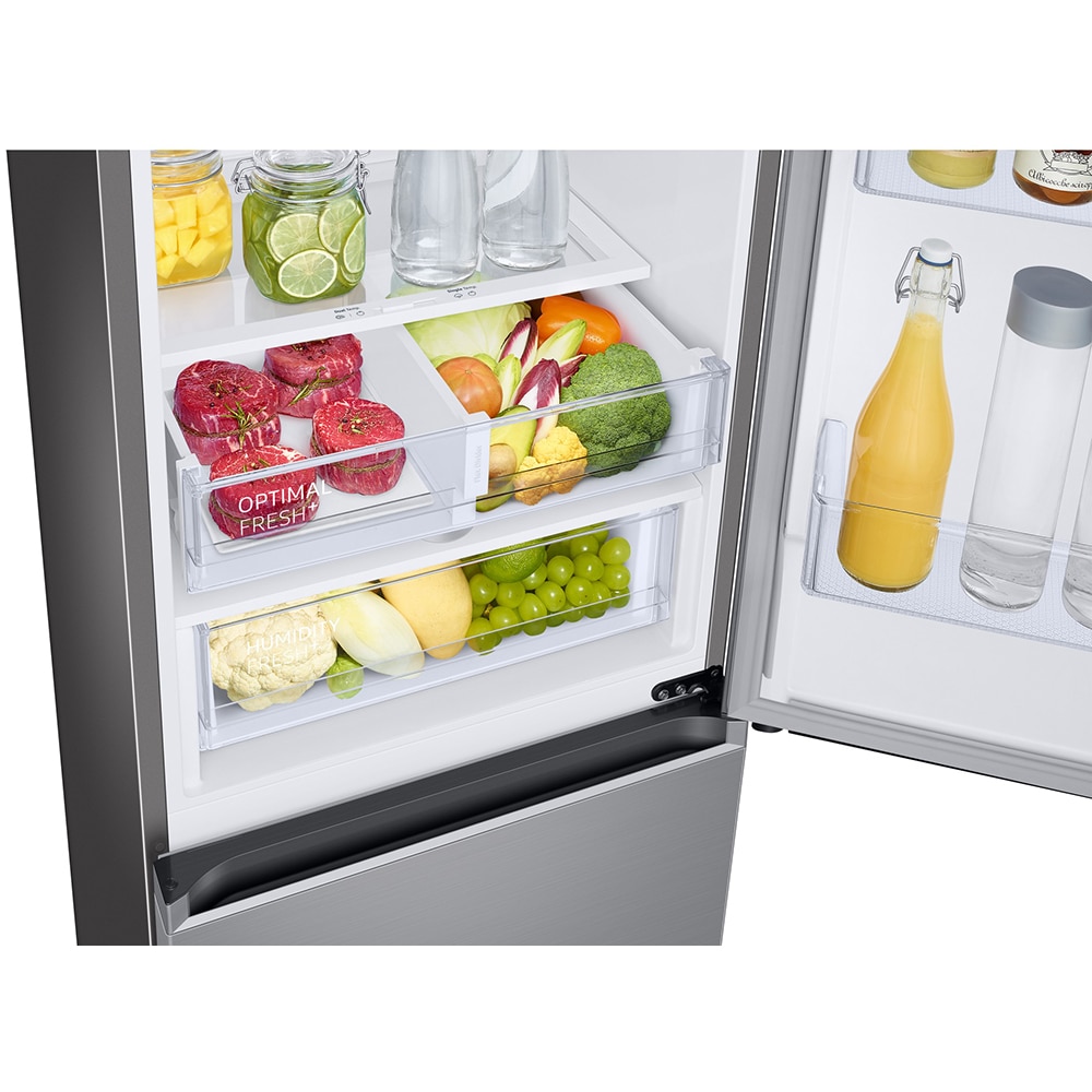 Combina frigorifica SAMSUNG RB34C675DS9/EF, No Frost, 344 l, H 185.3 cm, Clasa D, Wi-Fi, inox