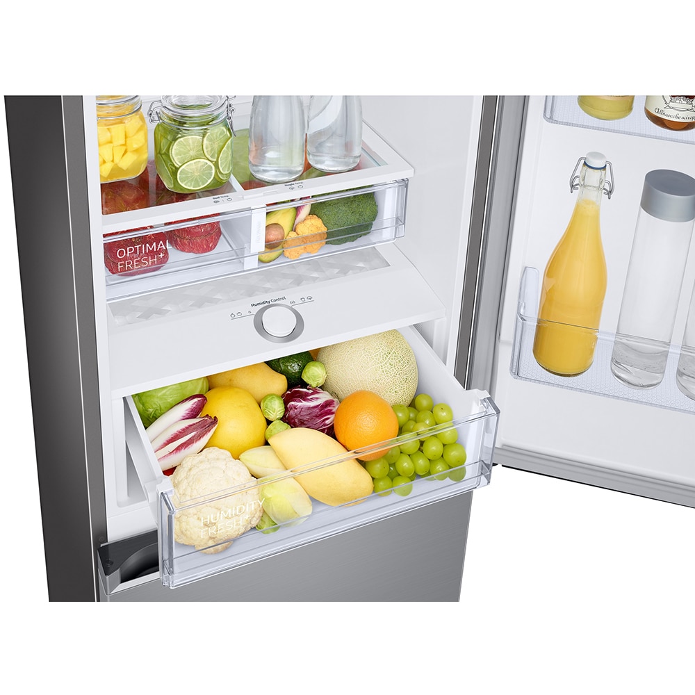 Combina frigorifica SAMSUNG RB34C675DS9/EF, No Frost, 344 l, H 185.3 cm, Clasa D, Wi-Fi, inox