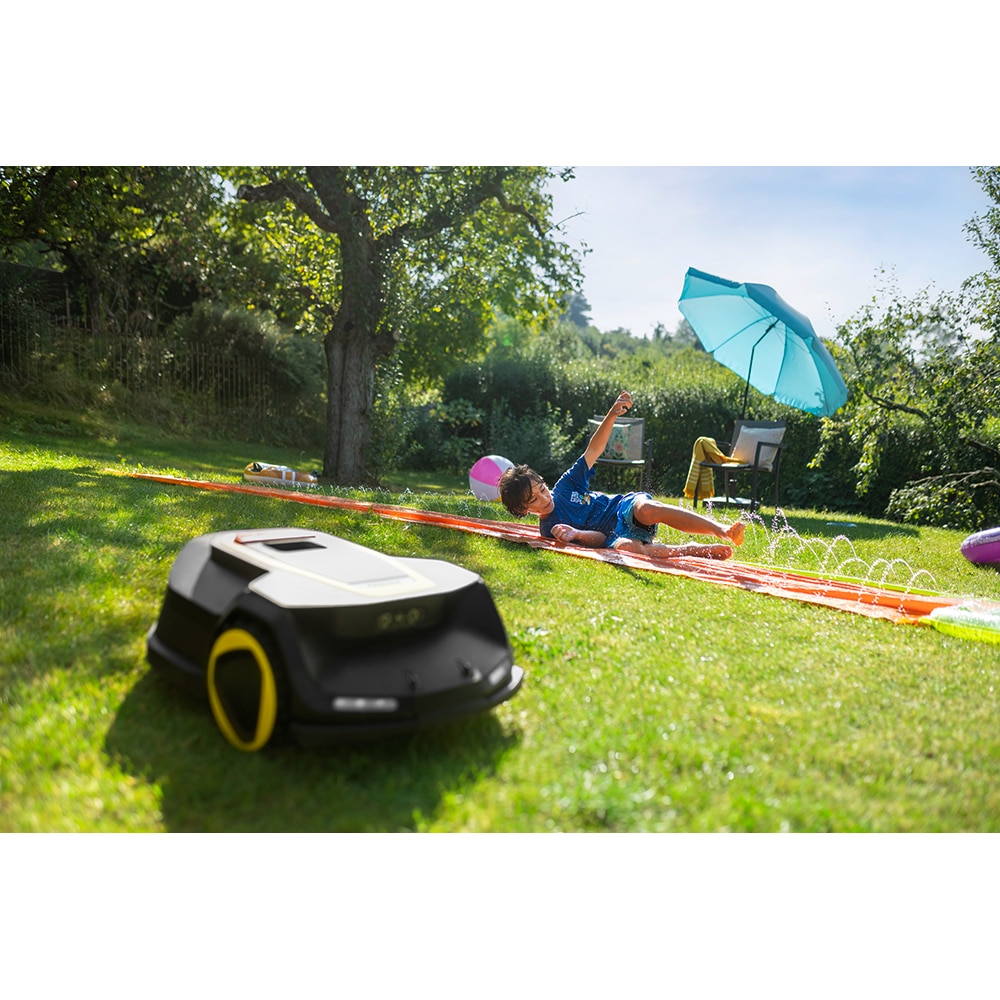 Robot de tuns iarba KARCHER RCX 6, Li-Ion, 5Ah, 3000mp, latime taiere 35cm