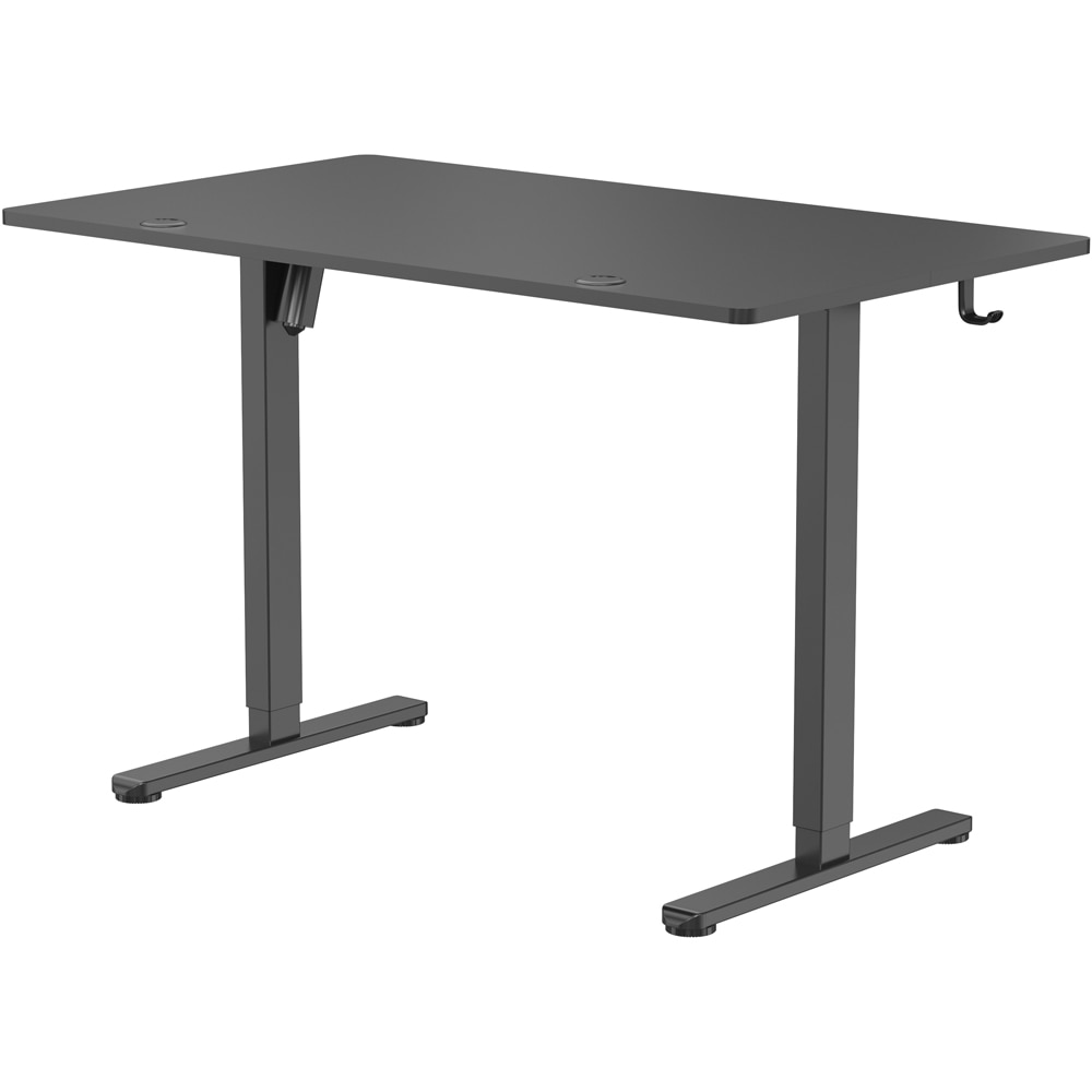 Birou Cinemount, PAL, 120 x 70 x 78-118 cm, negru