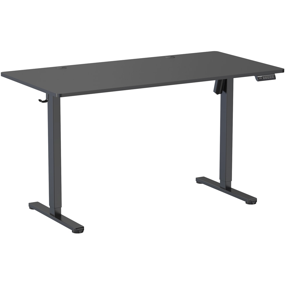 Birou Cinemount, PAL, 140 x 70 x 78-118 cm, negru