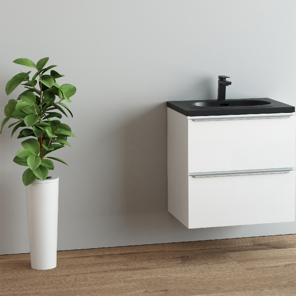 Lavoar incorporabil GoodHome Cavally, rasina, 60 x 45 cm, negru