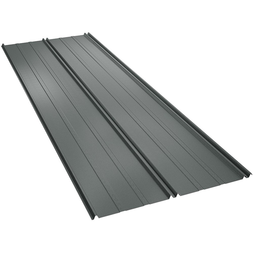 Tigla metalica BILKA RetroDuo, gri mat (RAL 7024), 0.5 mm, 100 x 110 cm