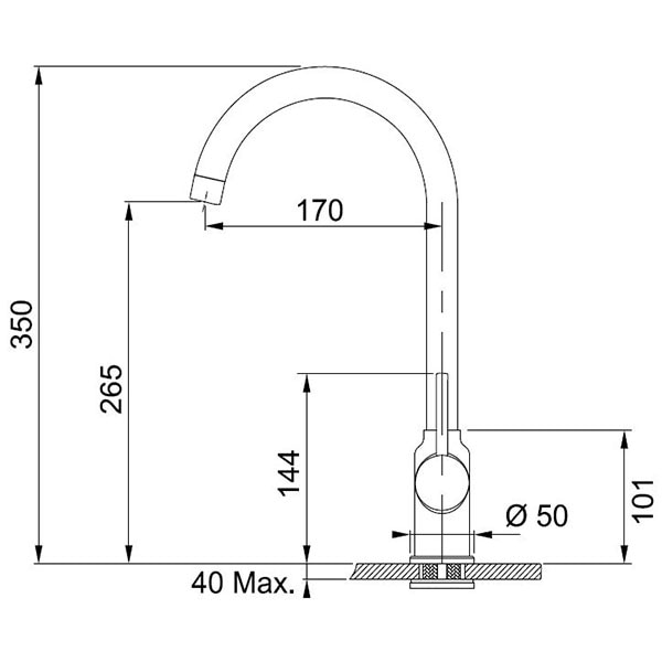 Pachet chiuveta FRANKE BFG 651-78, 1 1/2 cuve, picurator reversibil, granit + baterie Pola, avena