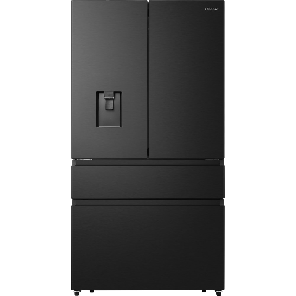 Side by Side HISENSE RF749N4SWFE, Total No Frost, 579 l, H 178.5 cm, Clasa E, Dozator apa, Wi-Fi, negru