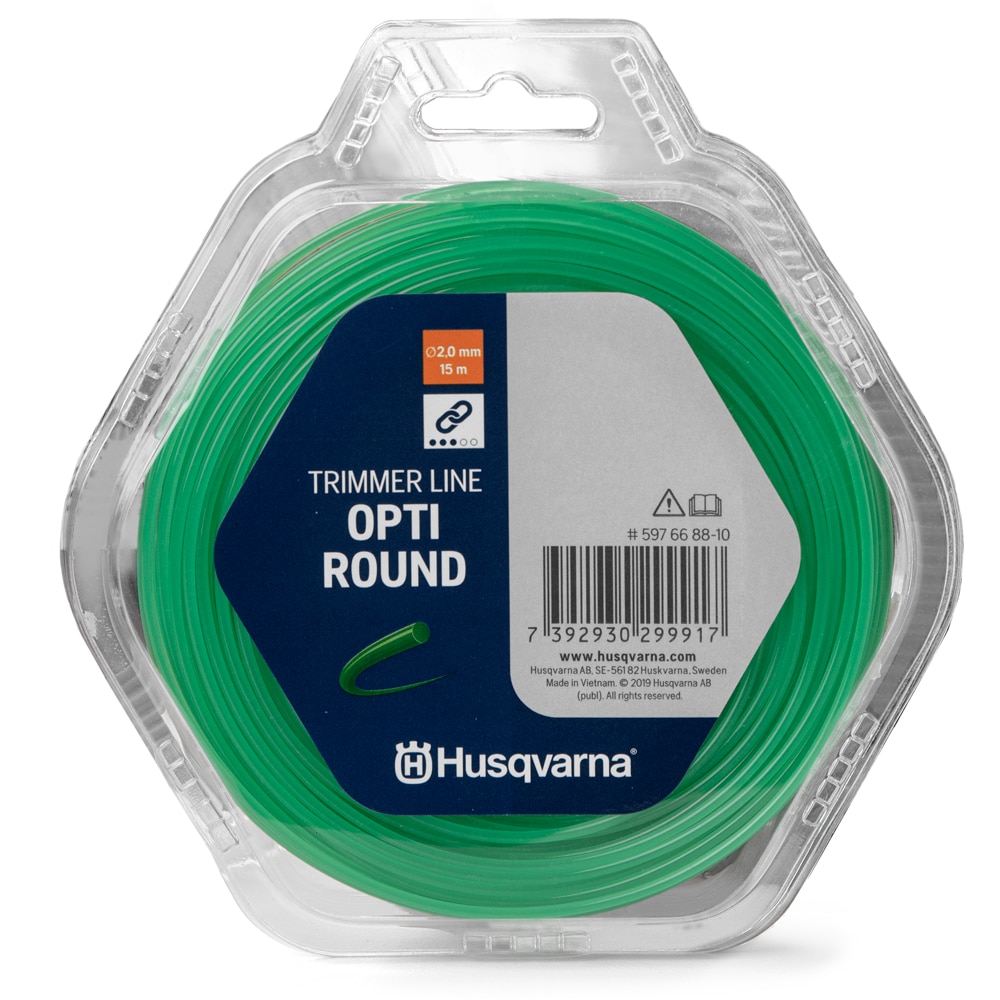 Fir pentru motocoasa HUSQVARNA Opti Round, 2 mm x 15 m, verde