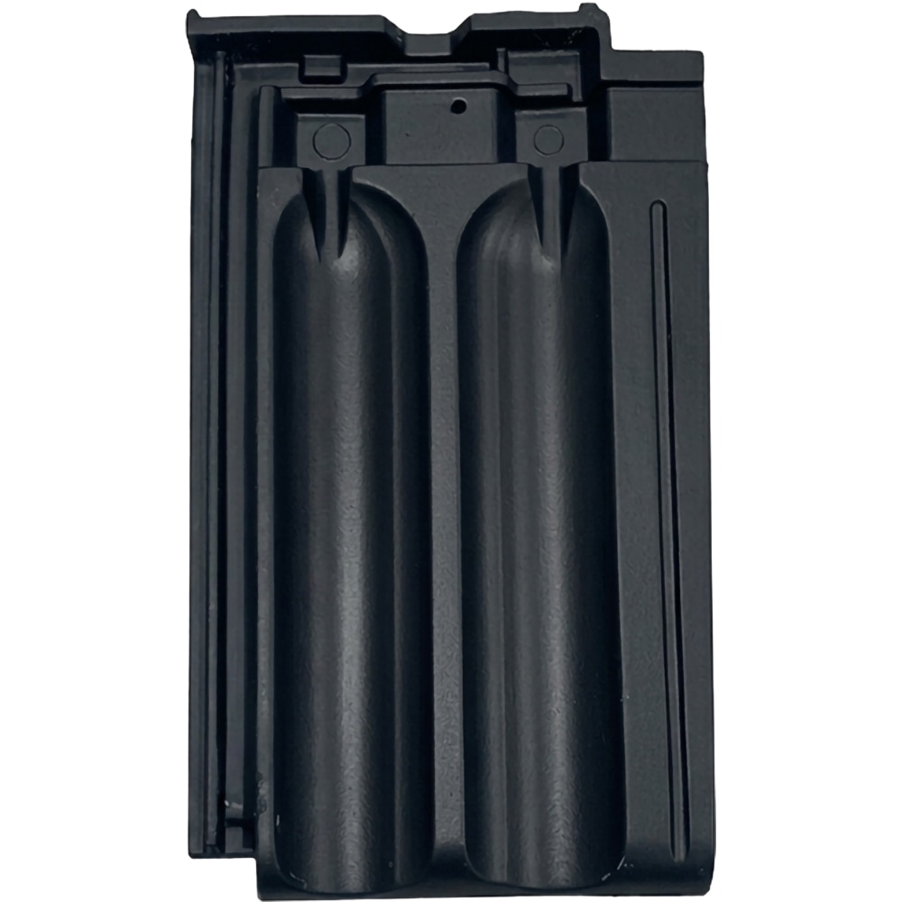 Tigla ceramica LEIER Marsilia, 39 x 24 cm, negru antracit