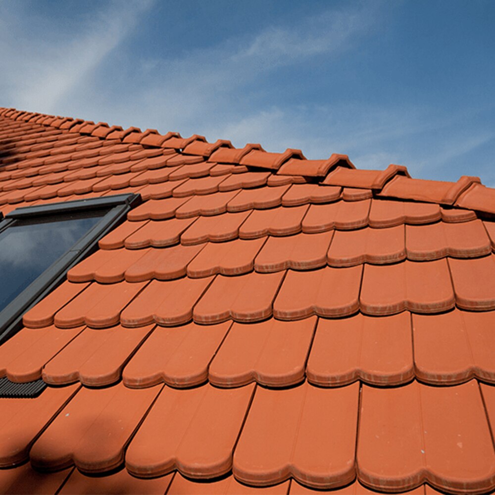 Tigla ceramica LEIER Bavaria Duo, 44.5 x 29.2 cm, caramiziu