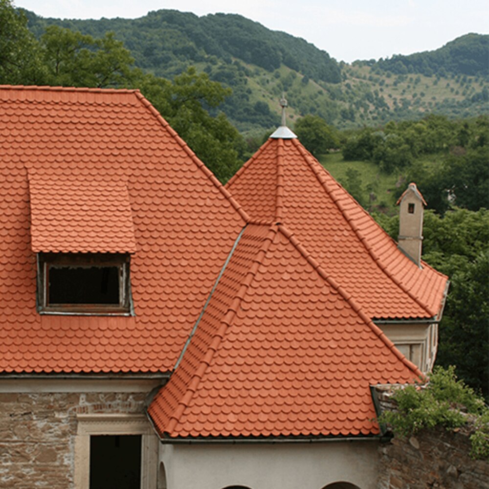 Tigla ceramica LEIER Bavaria, 38 x 18 cm, caramiziu
