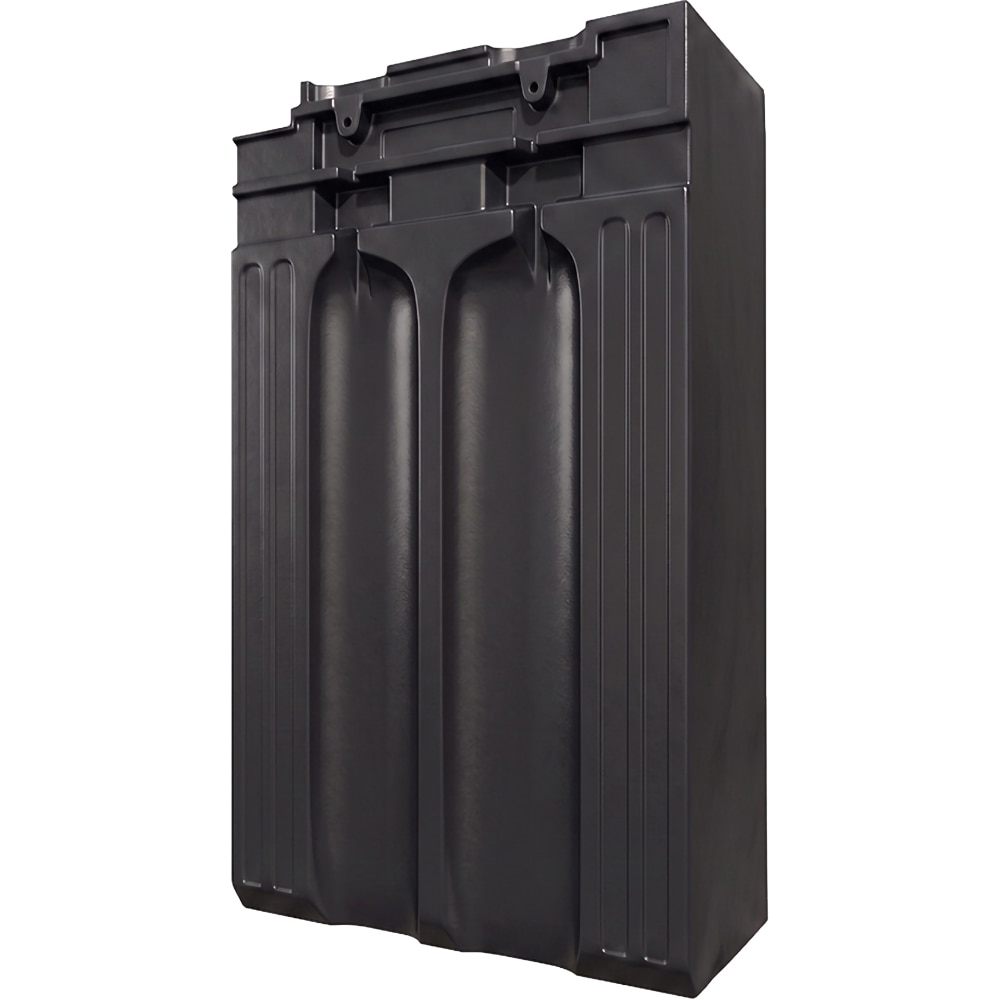 Tigla ceramica laterala dreapta LEIER Francia, 49.2 x 31.5 cm, negru antracit