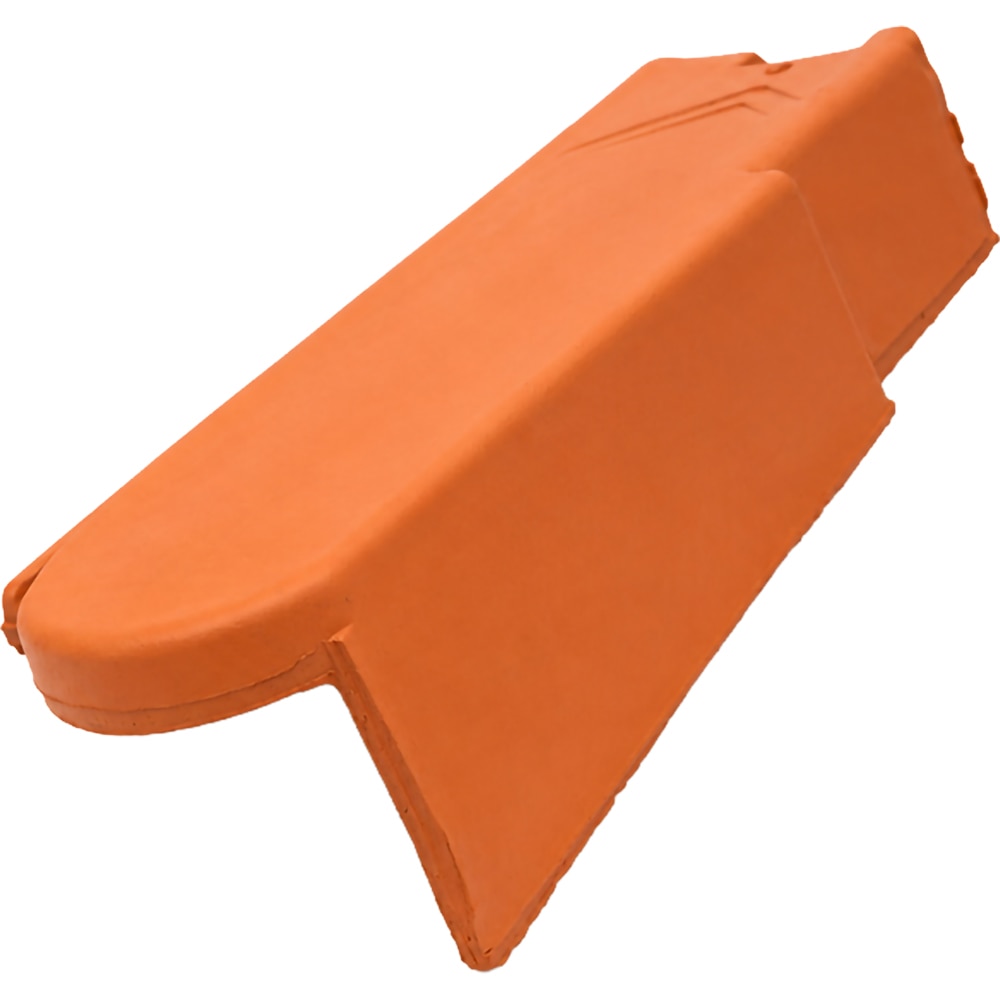 Tigla ceramica laterala dreapta LEIER Bavaria Duo, 44.5 x 16.5 cm, caramiziu