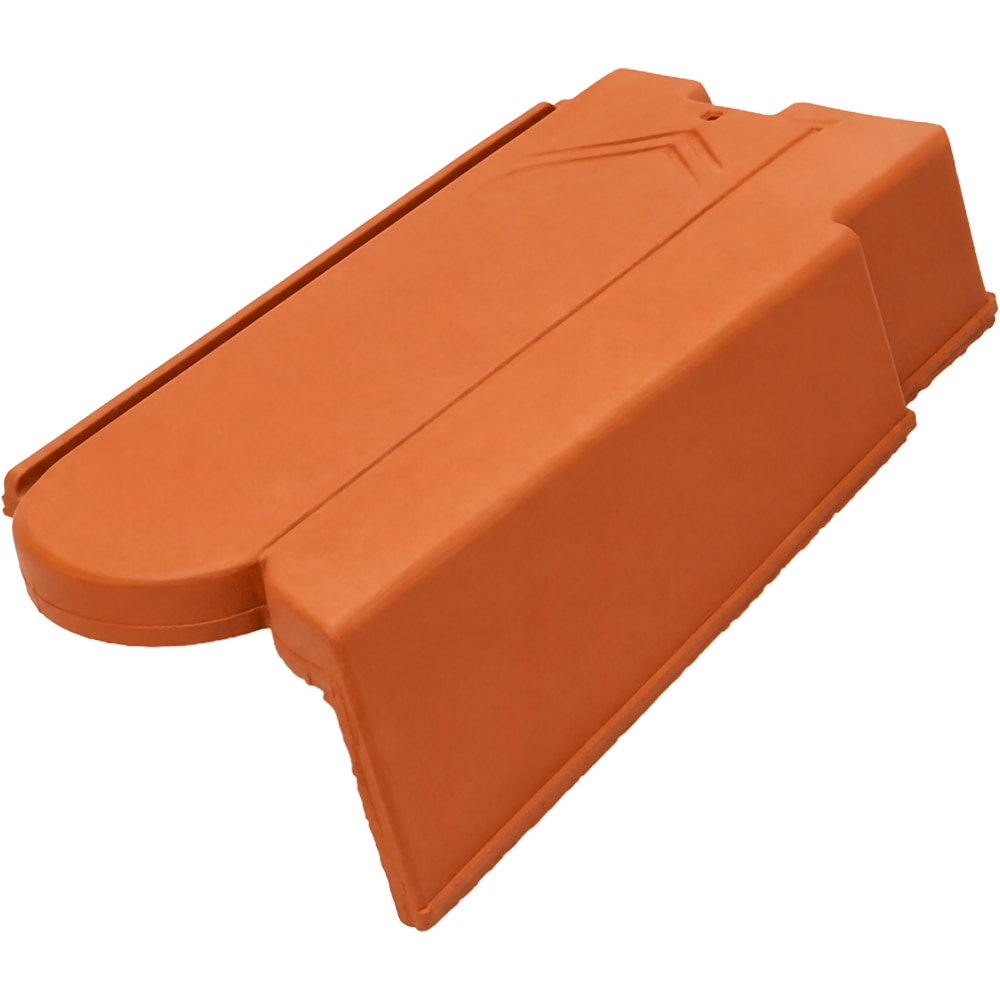 Tigla ceramica laterala dreapta dubla LEIER Bavaria Duo, 44.5 x 23.5 cm, caramiziu