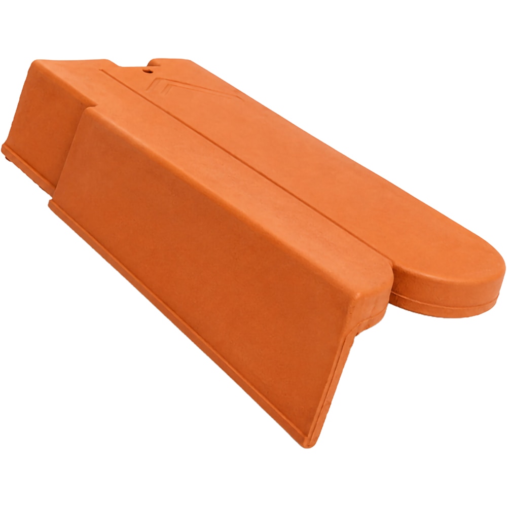 Tigla ceramica laterala stanga dubla LEIER Bavaria Duo, 44.5 x 20 cm, caramiziu