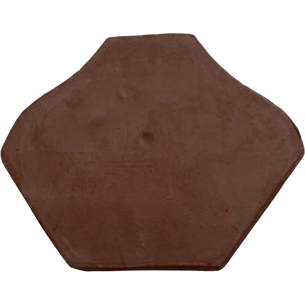 Element inchidere coama mare LEIER, latura mare, maro (RAL 8015), 12 mm, 23 x 18 cm
