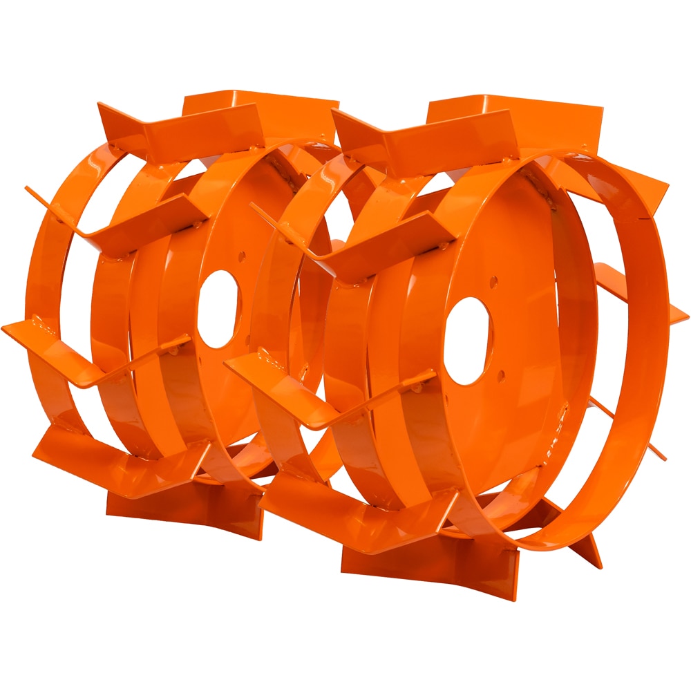 Roti metalice mici RURIS, metal, portocaliu