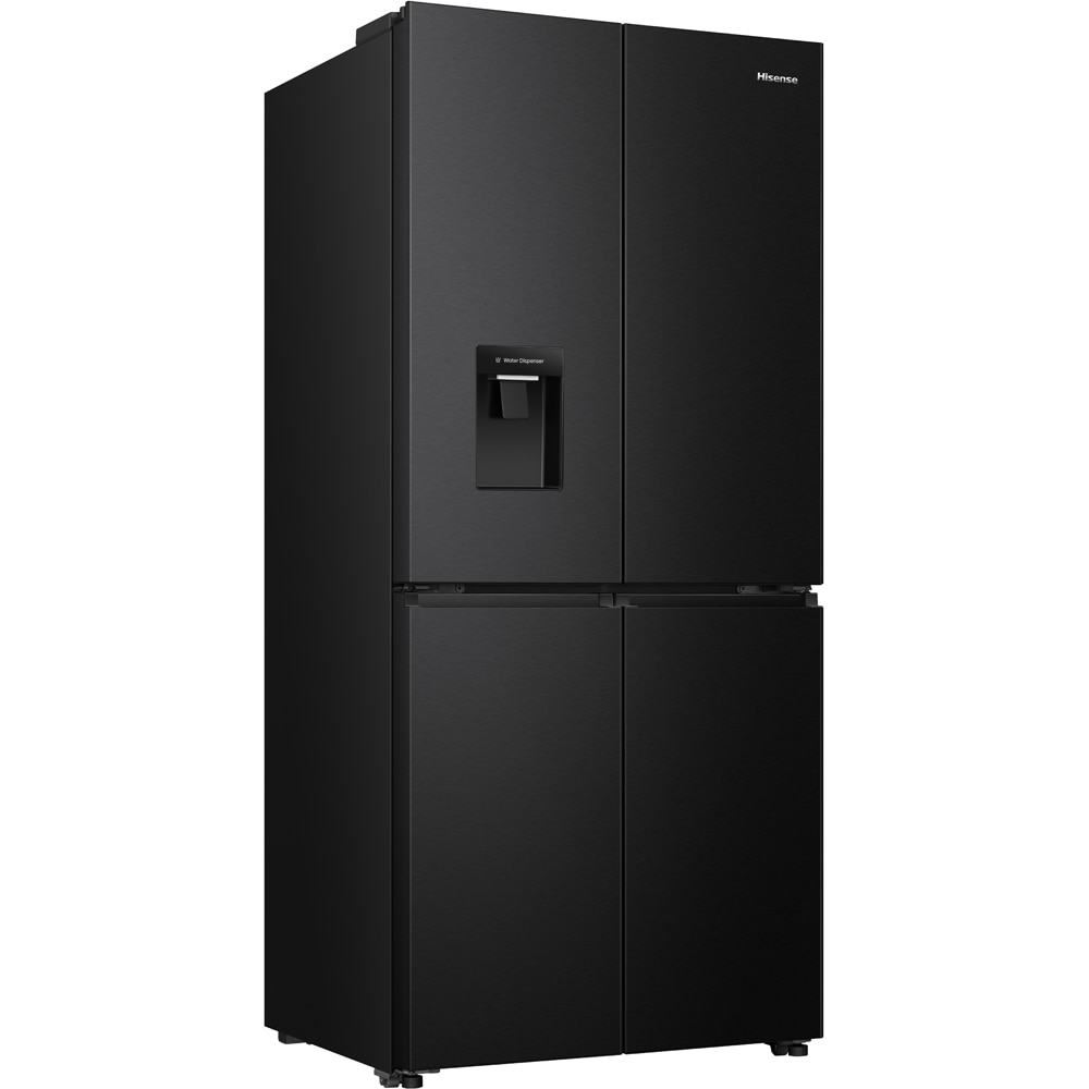 Side by Side HISENSE RQ5P470SMFE, Total No Frost, 483 l, H 178.5 cm, Clasa E, Dozator apa, Wi-Fi, negru