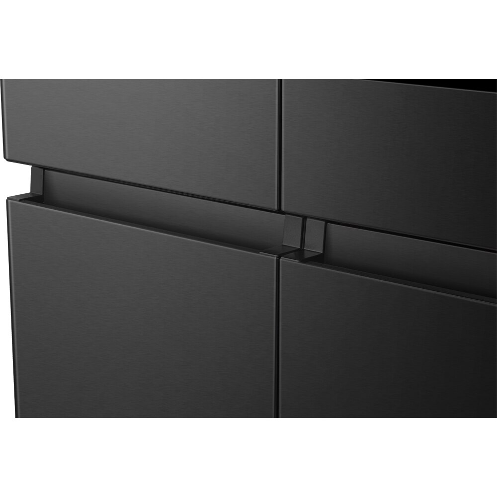 Side by Side HISENSE RQ760N4IFE, Total No Frost, 577 l, H 178.5 cm, Clasa E, Dozator apa, Wi-Fi, negru