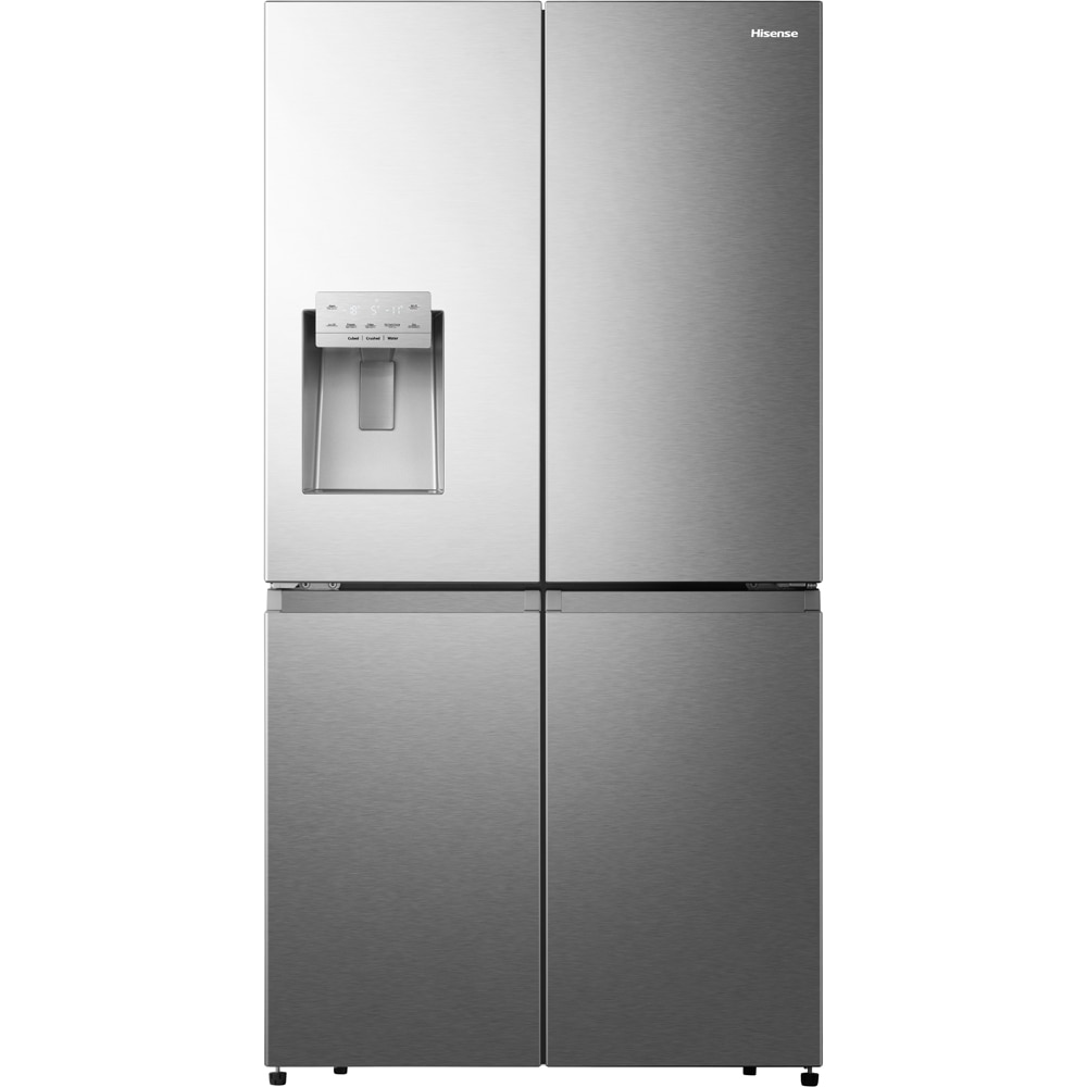 Side by Side HISENSE RQ760N4SASE, Total No Frost, 584 l, H 178.5 cm, Clasa E, Dozator apa, Wi-Fi, argintiu