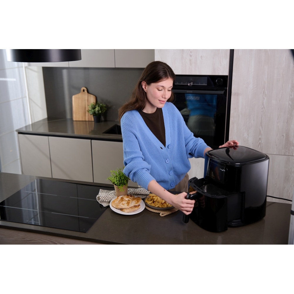 Friteuza cu aer cald MYRIA MY4467, 6,5l, 1700W, negru