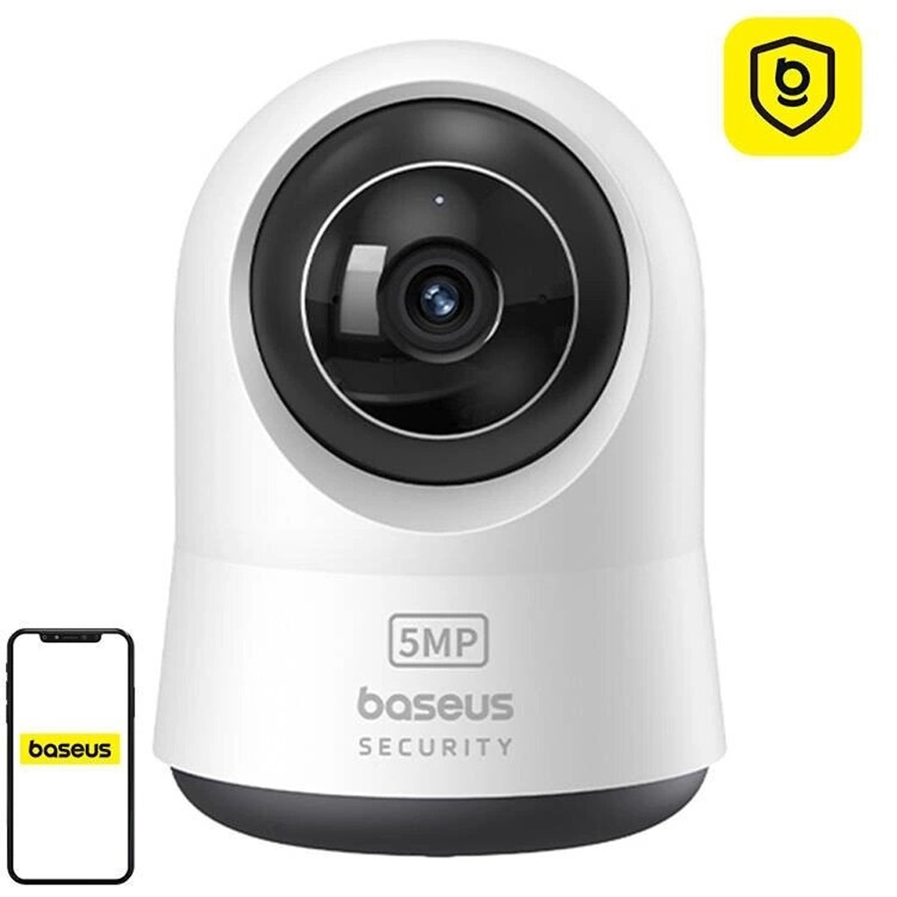 Camera IP Wireless BASEUS P1 Pro, 3K, 1620p, IR, Night Vision, alb