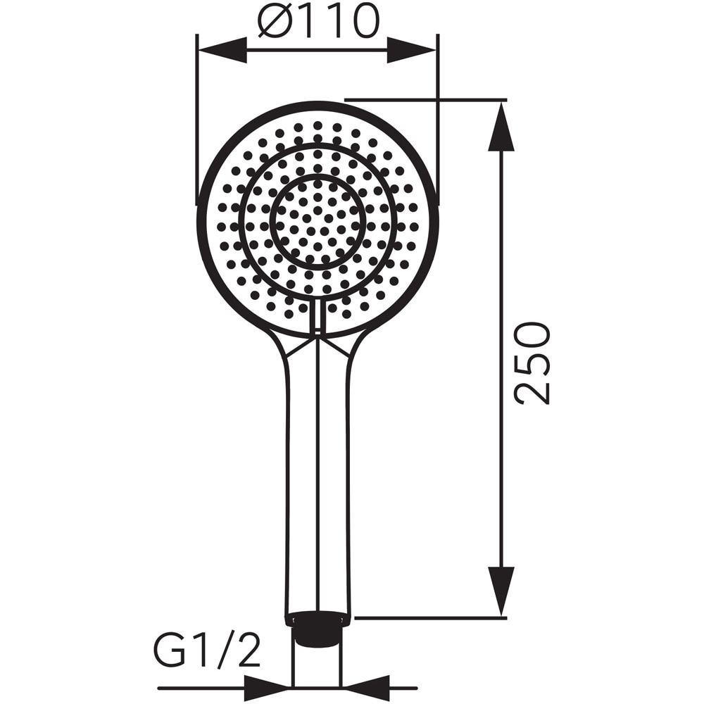 Para dus FERRO Nostris S99BL, 3 functii, negru