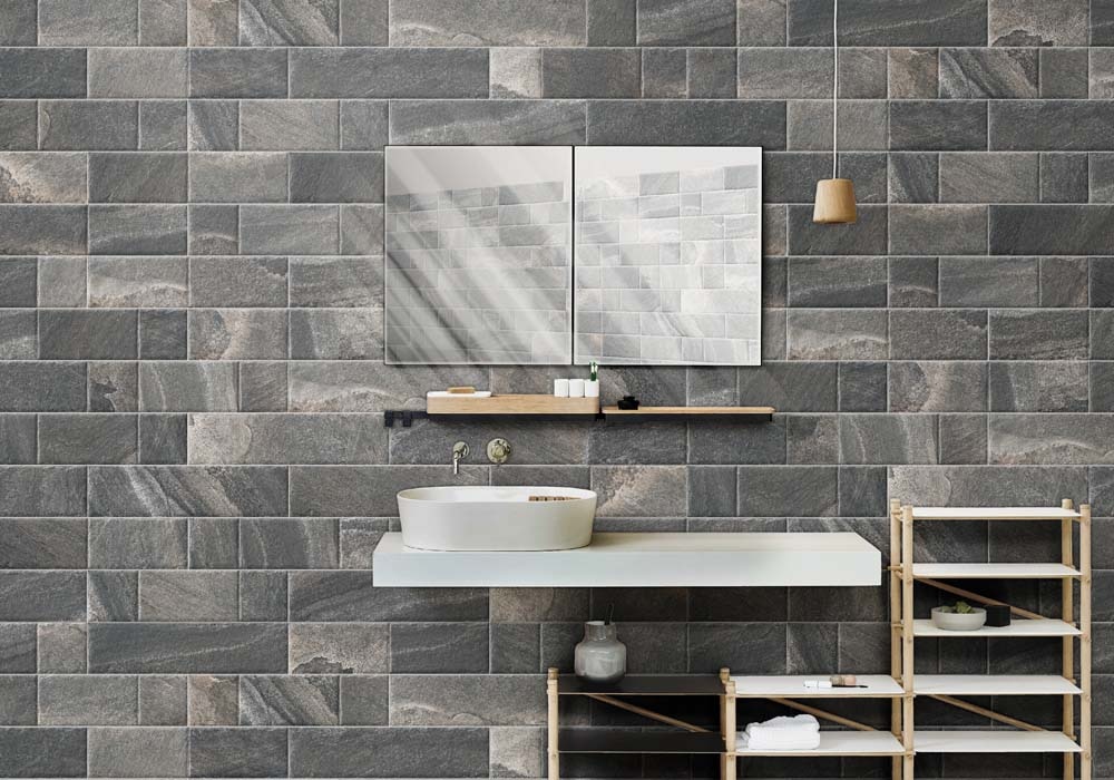 Gresie interior/exterior Kai Santana, antracit, portelanata, 60 x 60 cm, 1,08 mp/cutie