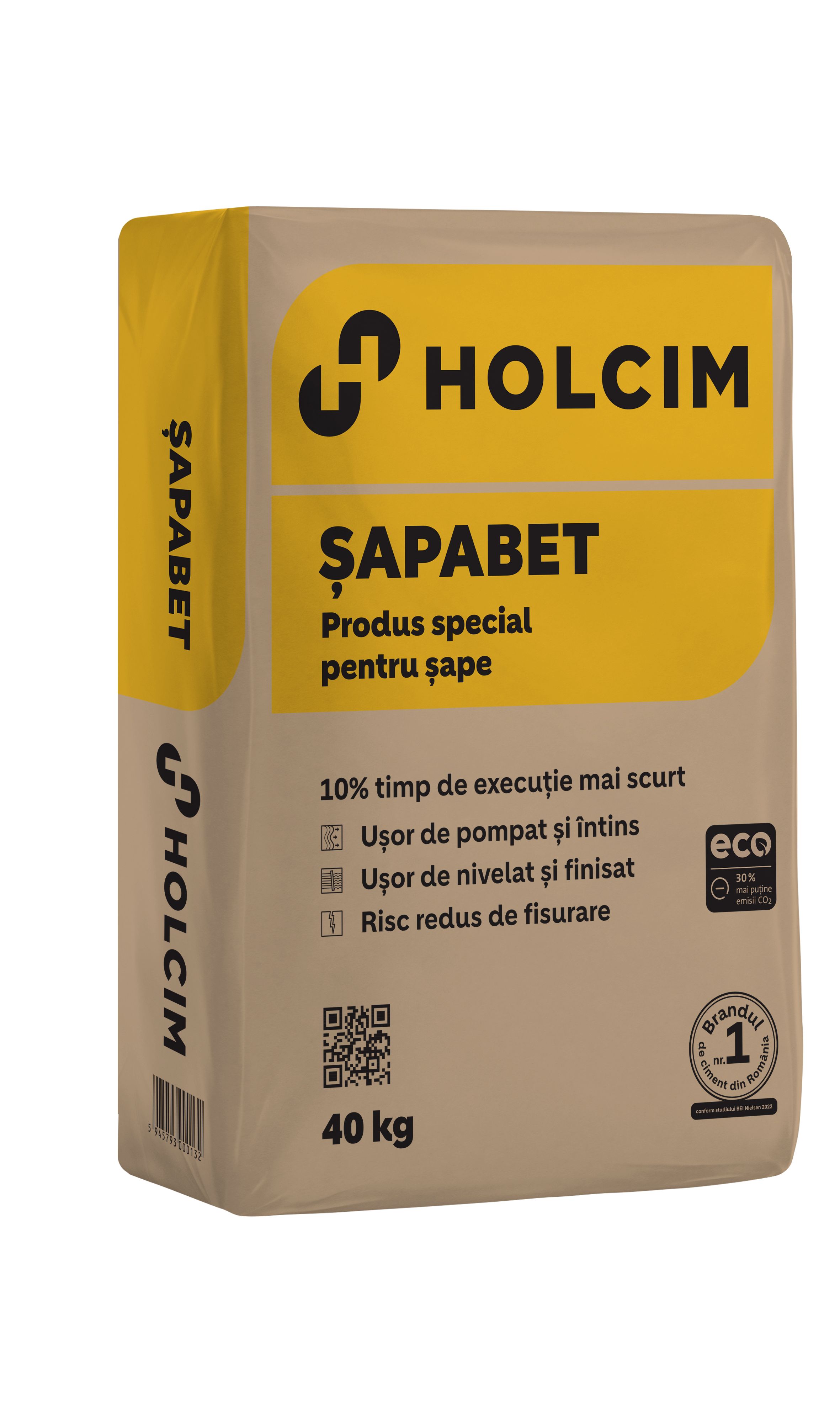 Ciment SapaBet, 40 kg, 22.5 rezistenta  Holcim Romania