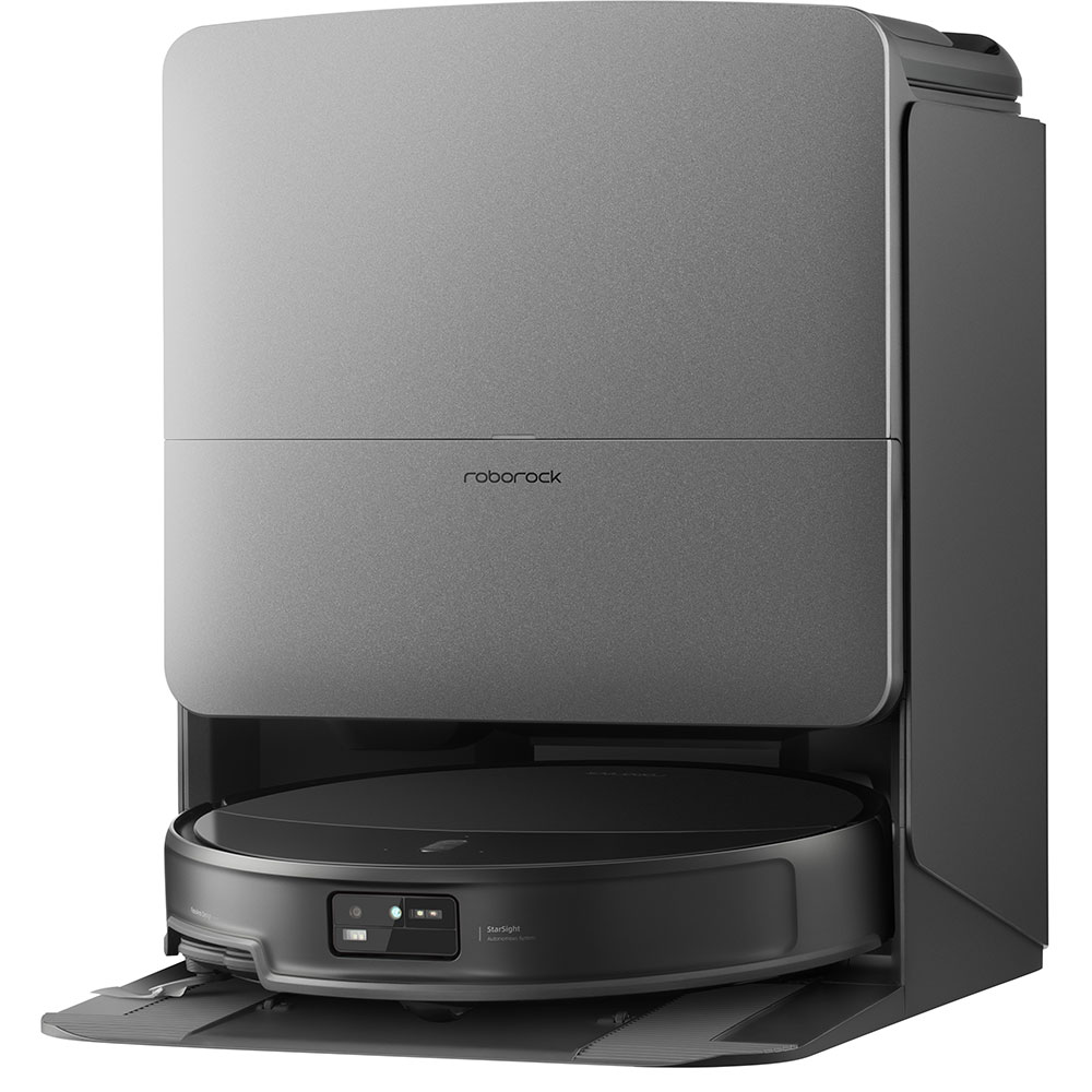 Aspirator robot ROBOROCK Saros 20 SAROS20, 0.25l, autonomie max 200 min, Tehnologie FlexiArm, Sistem autonom StarSight 2.0, negru