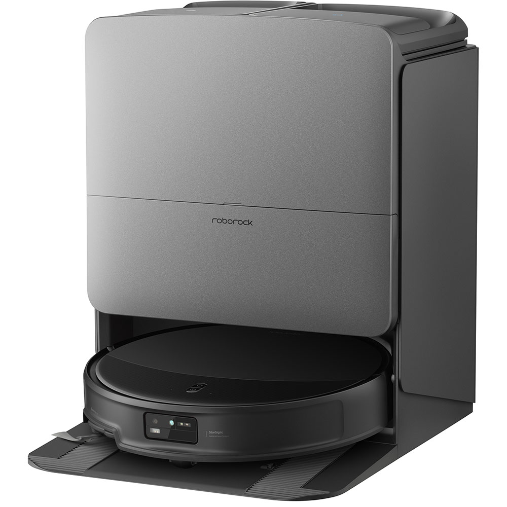 Aspirator robot ROBOROCK Saros 20 SAROS20, 0.25l, autonomie max 200 min, Tehnologie FlexiArm, Sistem autonom StarSight 2.0, negru