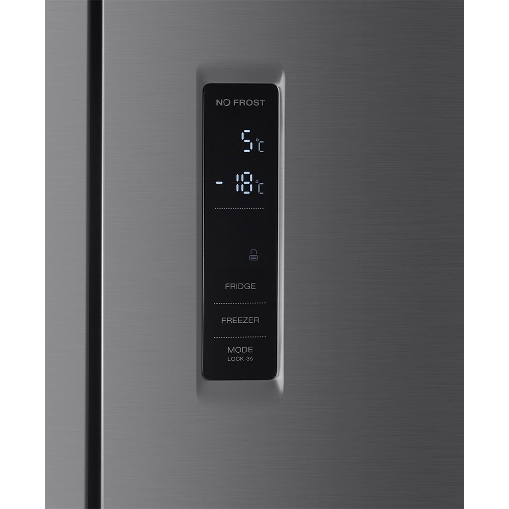 Side by Side ARCTIC AMD421E4NMT, No Frost, 421 l, H 180 cm, Clasa E, inox