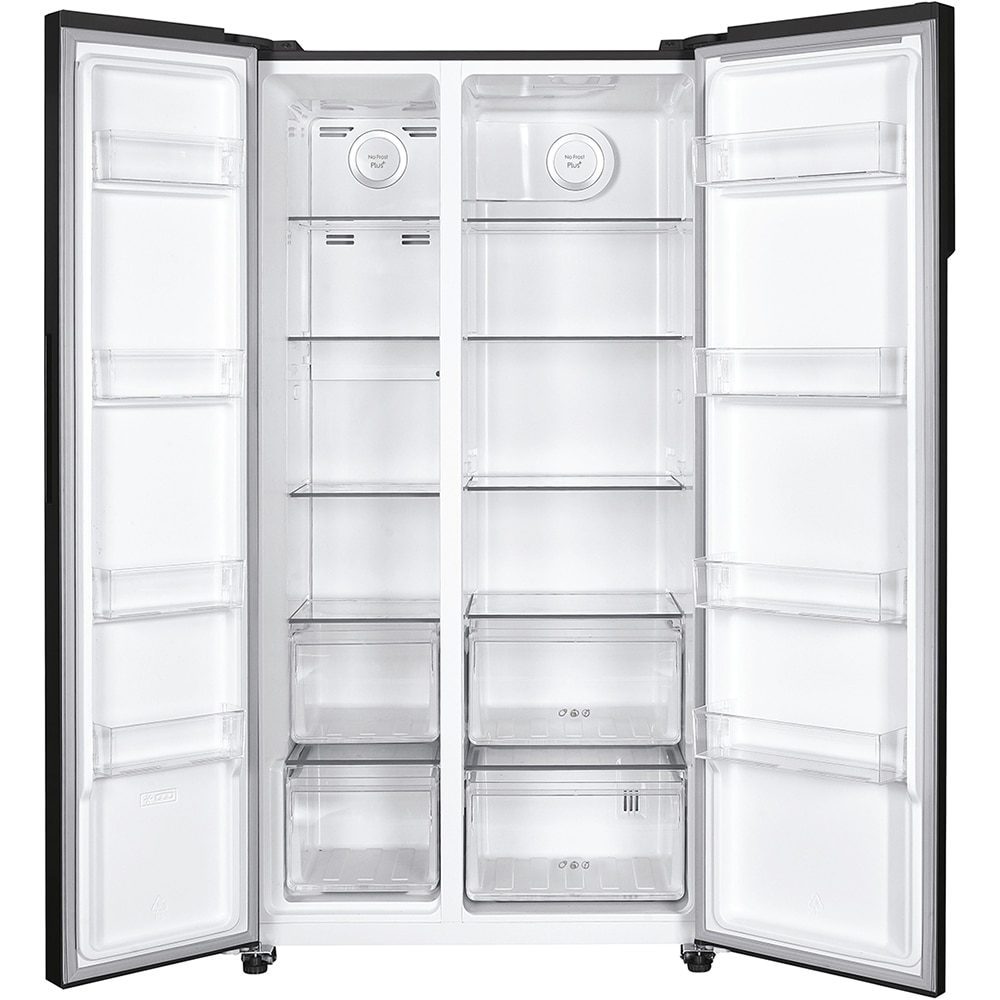 Side by Side CANDY CHSBSO-6174B, No Frost, 532 l, H 177 cm, Clasa E, negru
