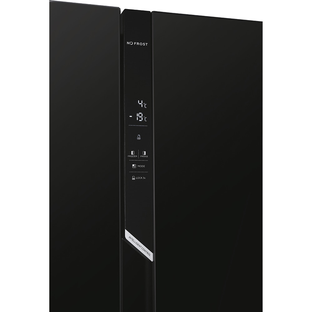 Side by Side CANDY CHSBSO-6174B, No Frost, 532 l, H 177 cm, Clasa E, negru