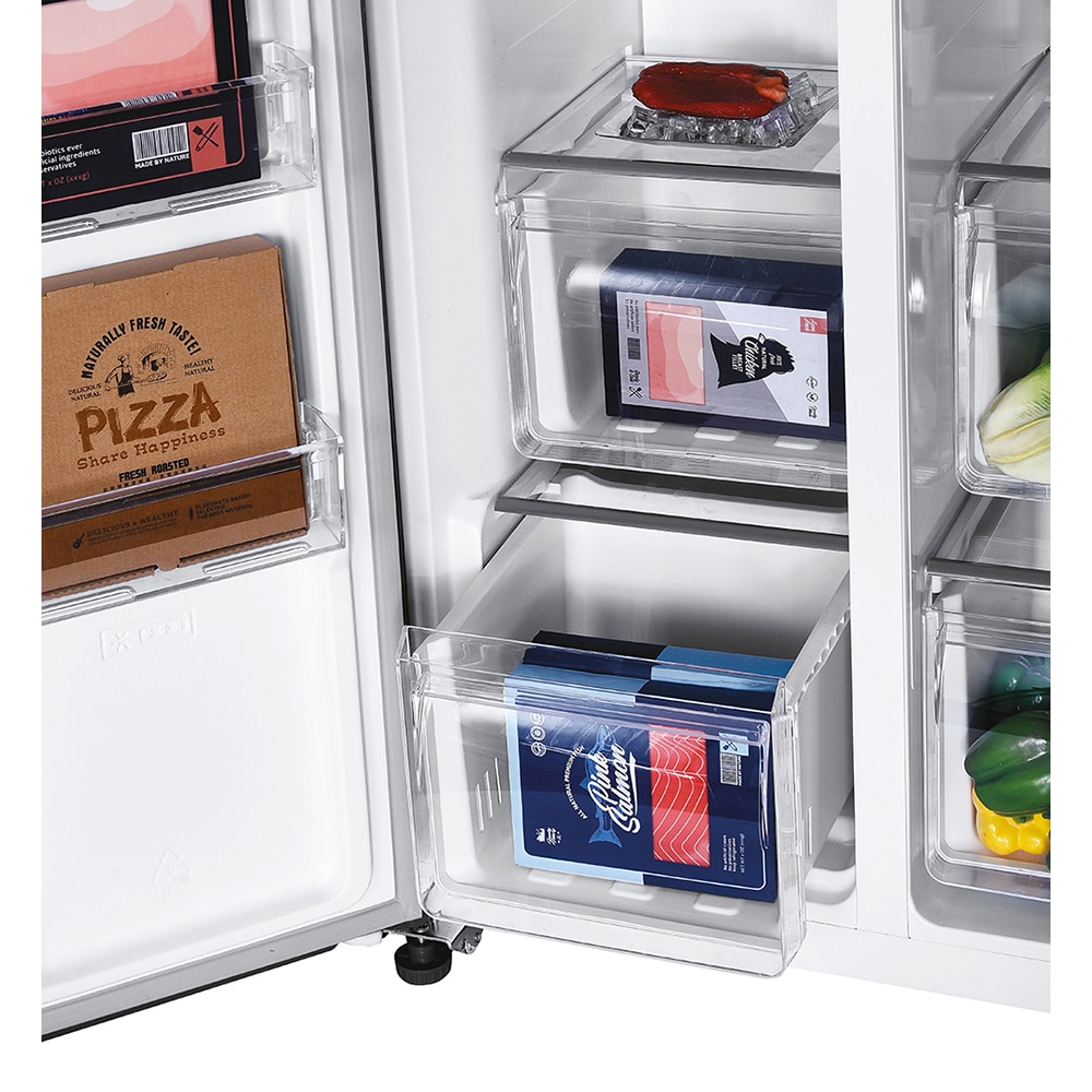 Side by Side CANDY CHSBSO-6174B, No Frost, 532 l, H 177 cm, Clasa E, negru