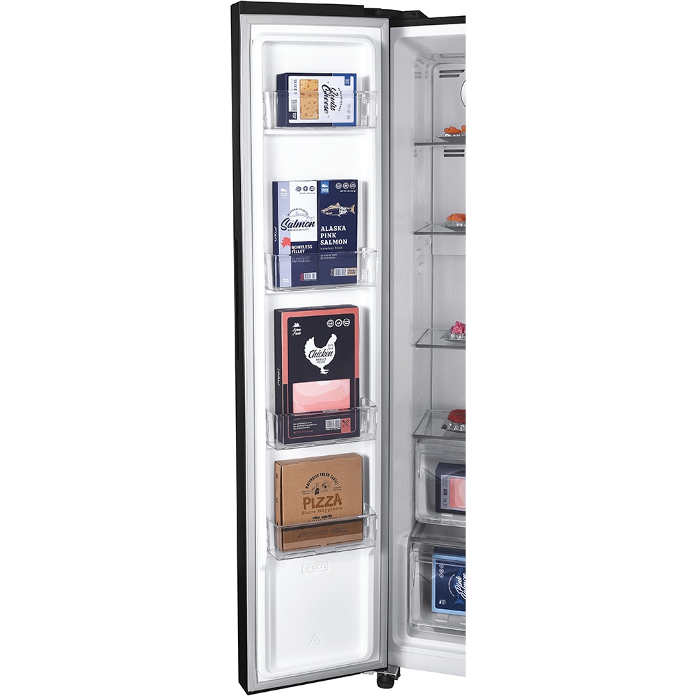 Side by Side CANDY CHSBSO-6174B, No Frost, 532 l, H 177 cm, Clasa E, negru