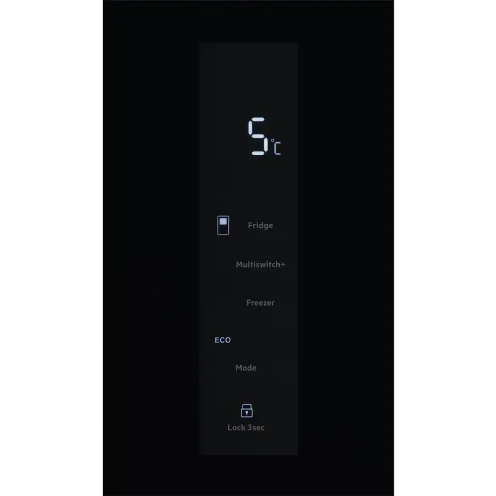 Side by Side ELECTROLUX ELT9VE52M0, Frost Free, 522 l, H 190 cm, Clasa E, negru