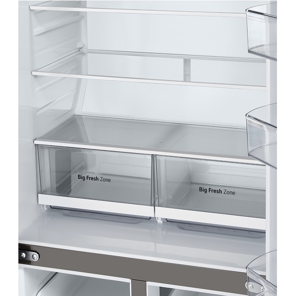 Side by Side LG GMB860PYDE, No Frost, 530 l, H 179 cm, Clasa E, argintiu