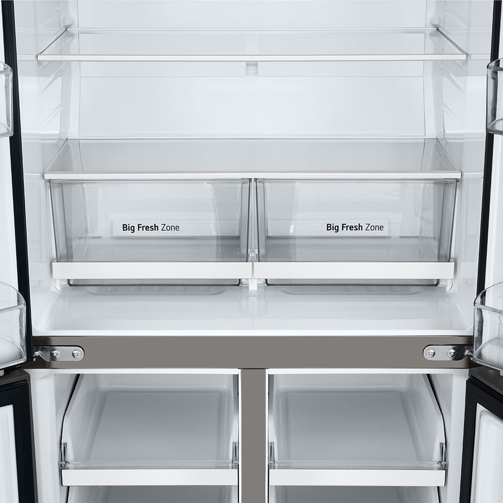 Side by Side LG GMB860PYDE, No Frost, 530 l, H 179 cm, Clasa E, argintiu