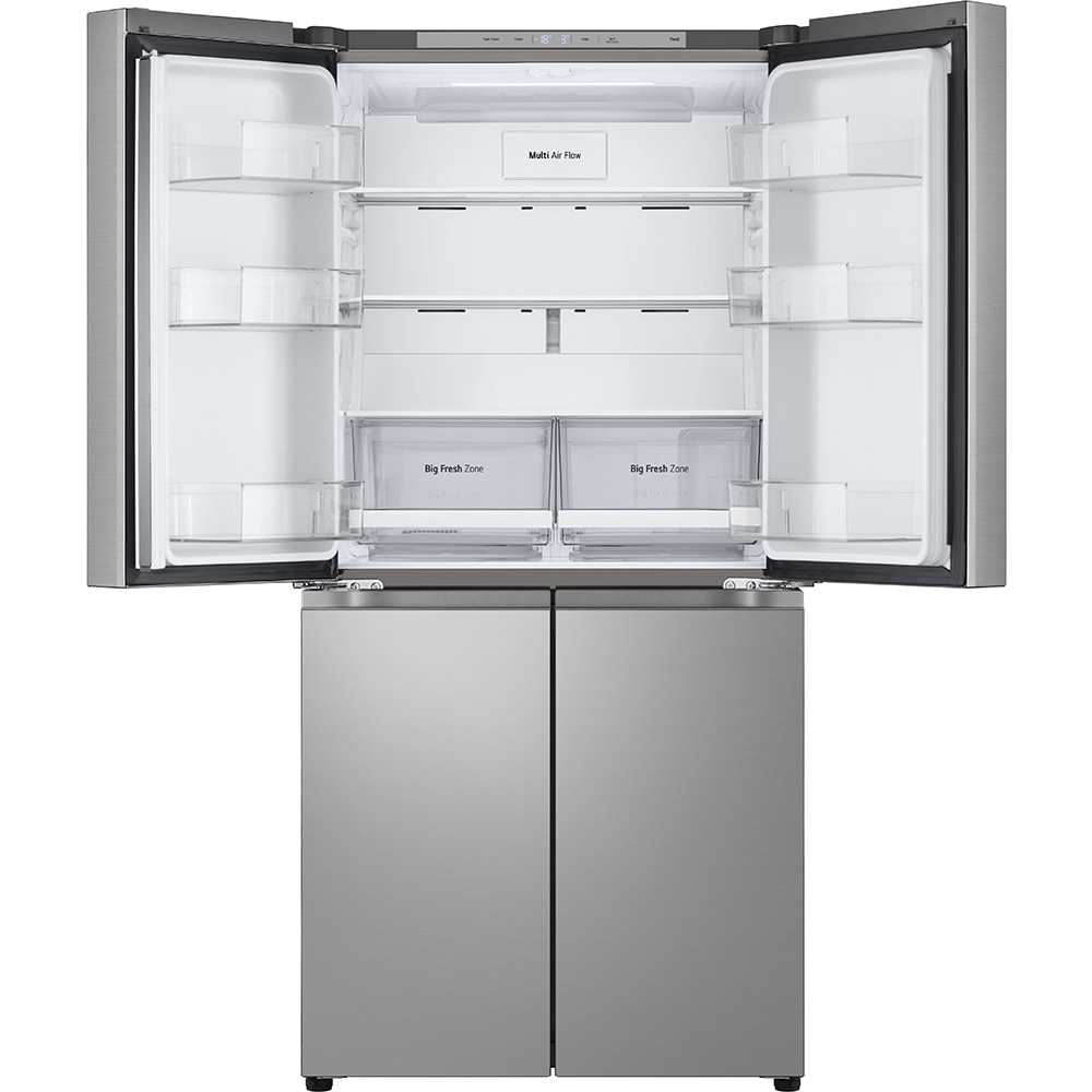 Side by Side LG GMB860PYDE, No Frost, 530 l, H 179 cm, Clasa E, argintiu