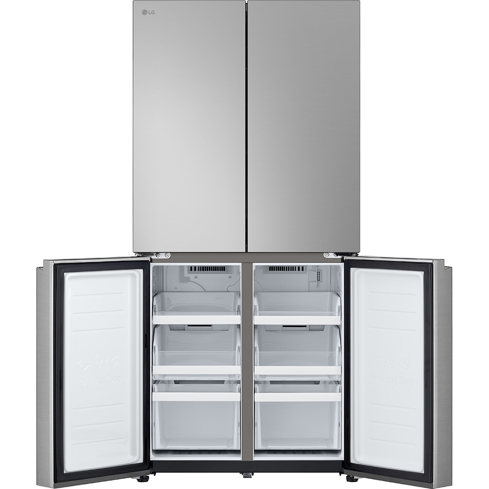 Side by Side LG GMB860PYDE, No Frost, 530 l, H 179 cm, Clasa E, argintiu